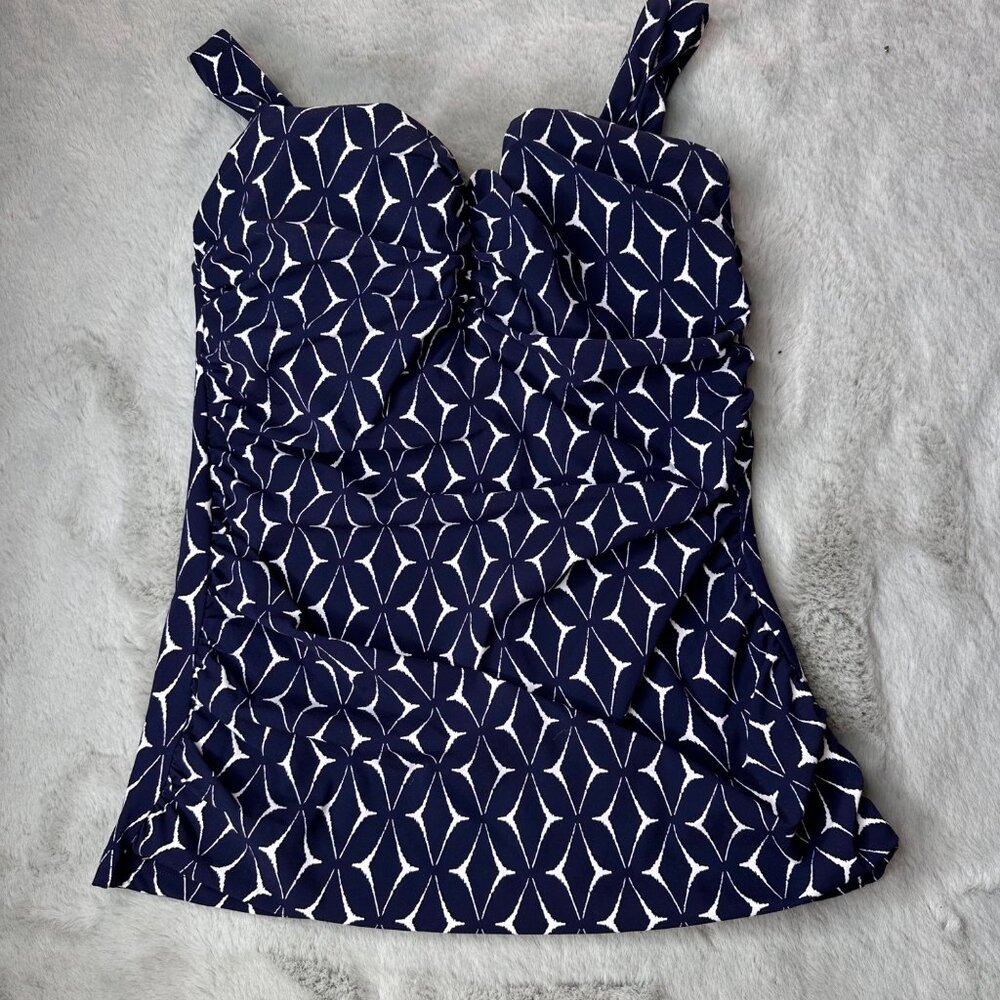 Profile Gottex Swim Top Womens 36D Profile Sweetheart Tankini Swimsuit Underwire